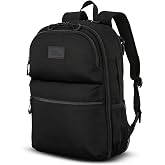 High Sierra Adaptive Backpack, Travel, or Work Bookbag with tablet sleeve, One Size, Black