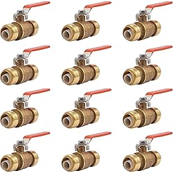 SharkBite 3/4 x 3/4 in PTC Ball Valve, Pack of