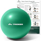 Trideer Exercise Balls Physical Therapy, 9 Inch Pilates Ball Between Knees for Physical Therapy, Mini Exercise Ball - Yoga Ba