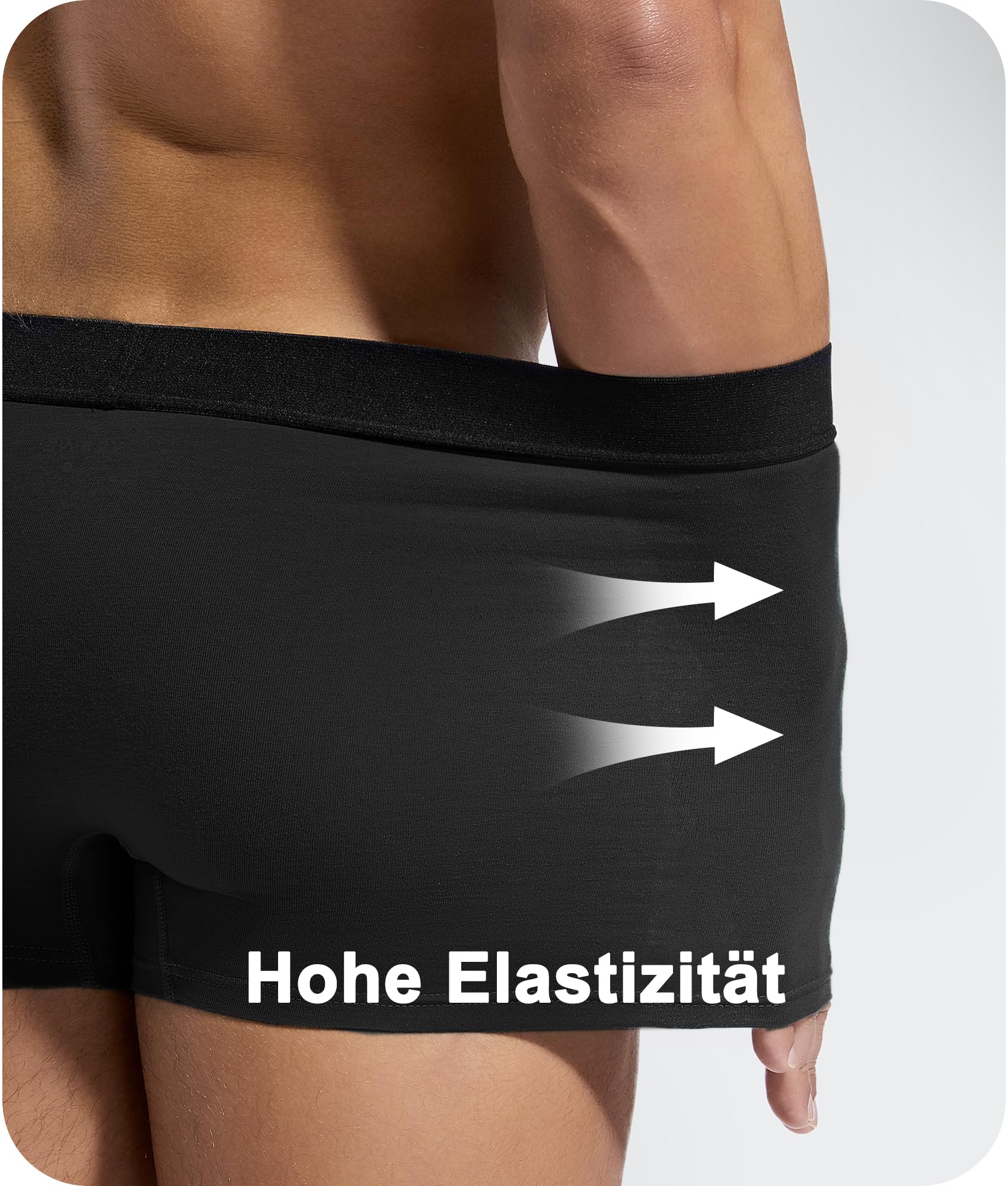 Bobelle Boxershorts Herren 10er Pack, Unterhosen Männer Unterwäsche Retroshorts Baumwolle Atmungsaktive (DE/NL/SE/PL, Alphanumerisch, XL, Regular, Regular, Schwarz) 5