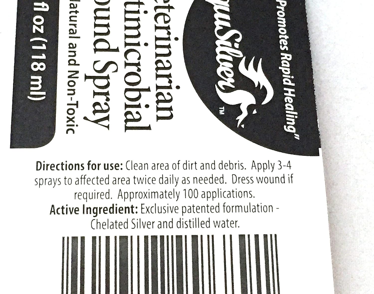Equisilver Wound Spray for Dogs, Cats & Birds | Safe & Easy to Apply | Wounds, Scrapes, Dry Itchy Skin, Hot Spots, Bacteria & Skin Infections | All Natural Antibiotic : Pet Supplies
