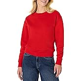 Amazon Essentials x Sofia Grainge Women's Boxy Drop Shoulder Crewneck Sweatshirt