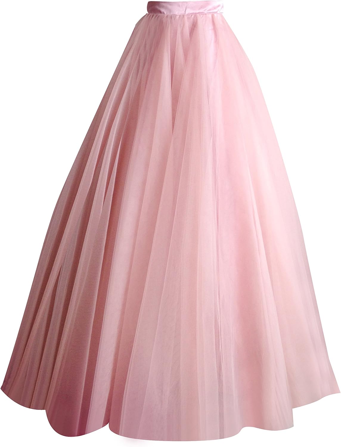 maxi tulle prom skirt