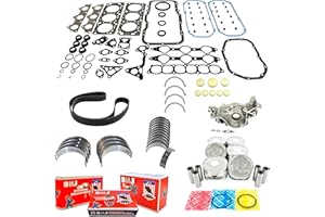 DNJ EK131M Master Engine Rebuild Kit for 1999-2005 Chrysler, Dodge, Mitsubishi Eclipse, Galant, Sebring 3.0L V6 24V SOHC 2972cc