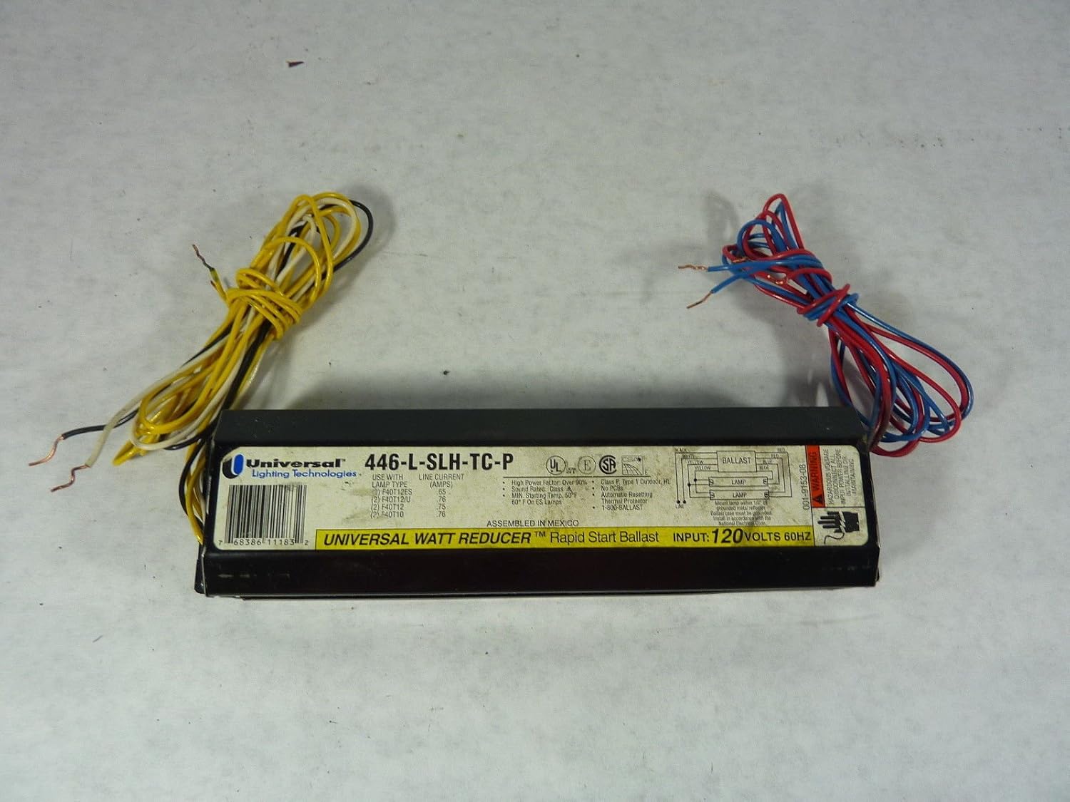 120V .65A Rapid Start Ballast, Industrial & Scientific