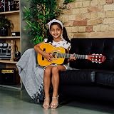 3rd Avenue XF 1/4 Size Classical Guitar Bundle Nylon Strings Gig Bag 6 Months view 5