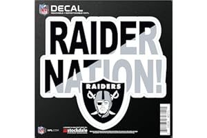 Stockdale Las Vegas Raiders 6" x 6" Xpression Full Color Repositionable Decal