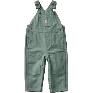Carhartt Baby Girls' Loose Fit Canvas Bib Overall