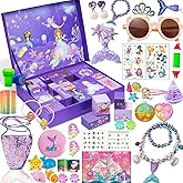 Advent Calendar 2025 for Girls - 24 Days Surprise Christmas Mermaid Gift Box - Christmas Countdown Kids Advent Calendars - Mermaid XMAS Gifts Including Hair Accessories, Fidget Toys