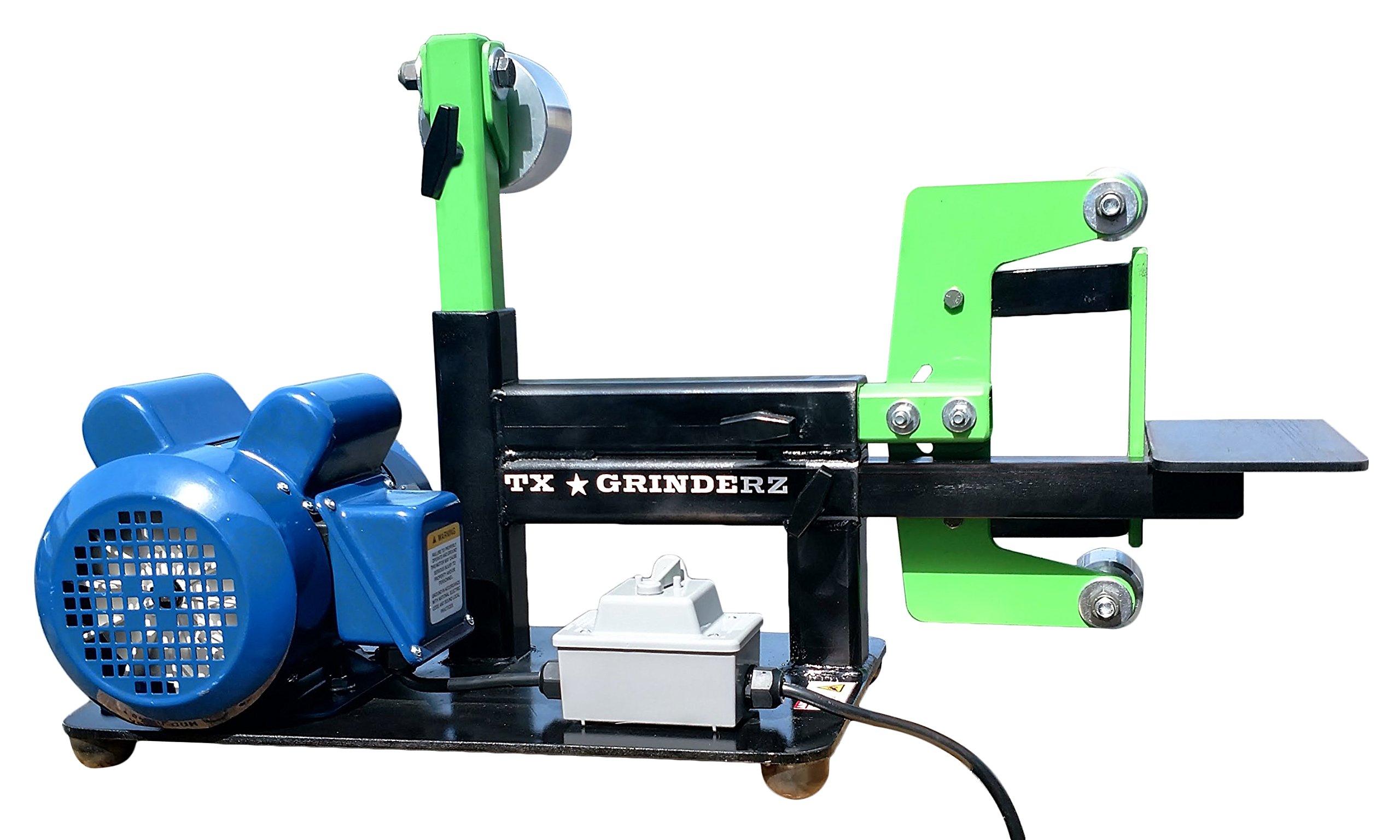 2X72 BELT GRINDER SANDER 1.5 HP KNIFE MAKER TX GRINDERZ HEAVY DUTY MADE