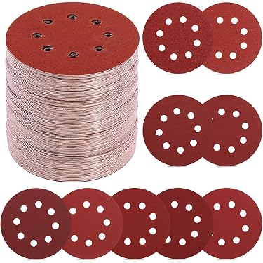 6 Inch Orbital Sand Paper Hook And Loop Sanding Discs Abrasive Green Film Sandpaper For Random Orbital Sande