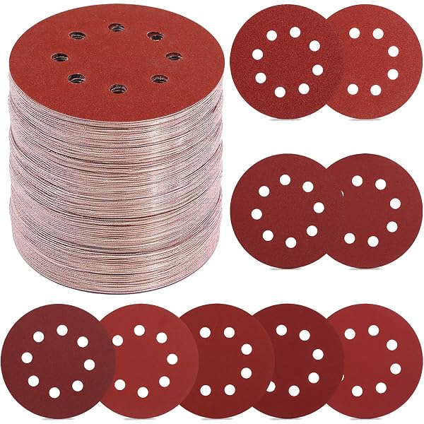 YNZDRWA 70 piece 5 inch sanding disc set with assorted grits for random orbital sander
