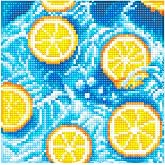Diamond Art By Leisure Arts Citris Slices, 8"X8", Beginner Diamond Painting Kits for Adults - Diamond Art Kits a Relaxing Creative Craft Kit with Gems