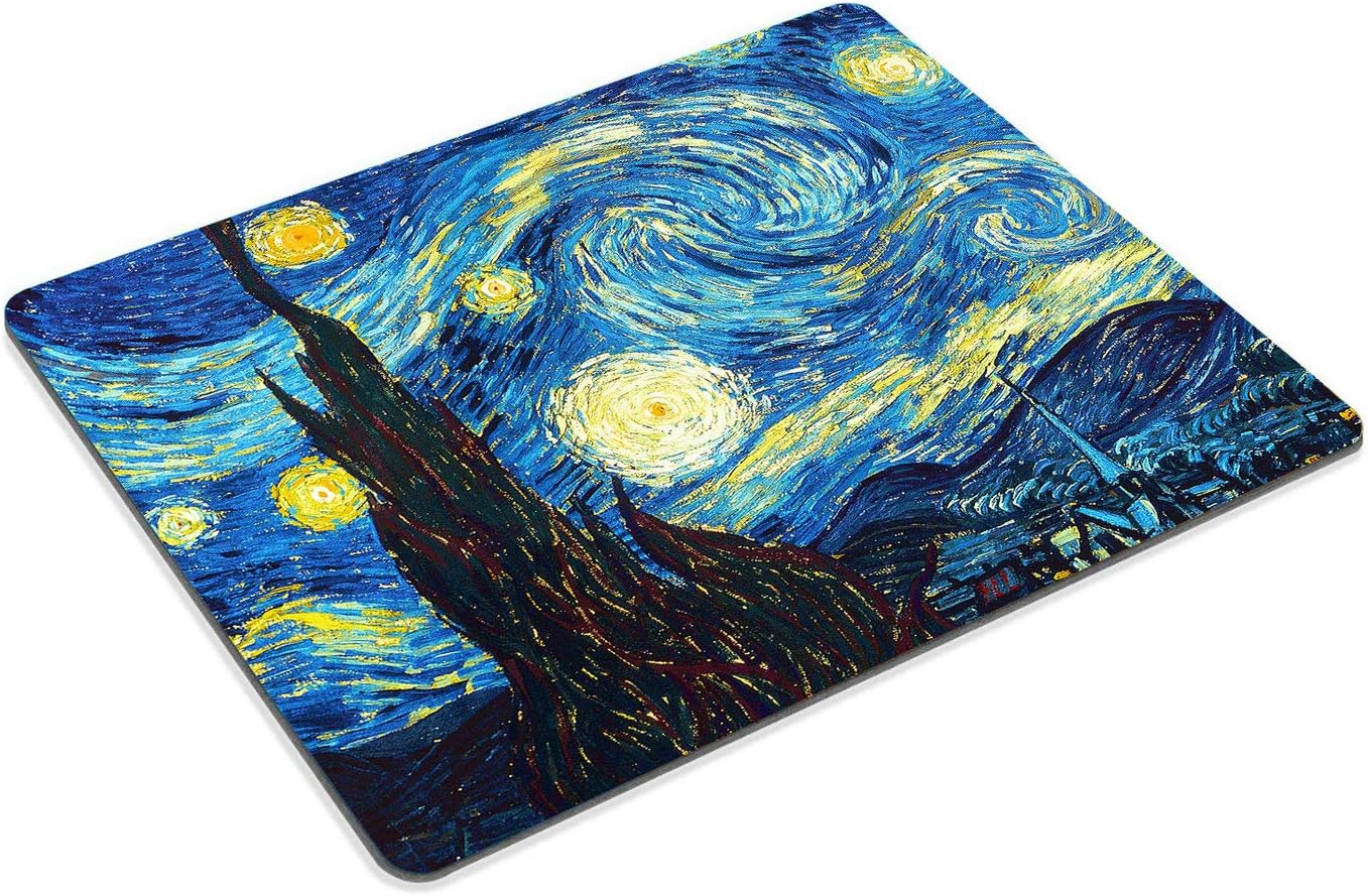 Wasach The Starring Night Customized Rectangle Non-Slip Rubber Mousepad Gaming Mouse Pad mat, MultiColor 07, 240mmX200mmX3mm - Image 5