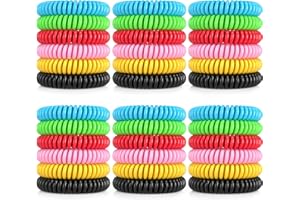 BuggyBands 40 Pack Mosquito Repellent Bracelets for Adults & Kids, DEET-Free Bands, Individually Wrapped Repellent Wristbands