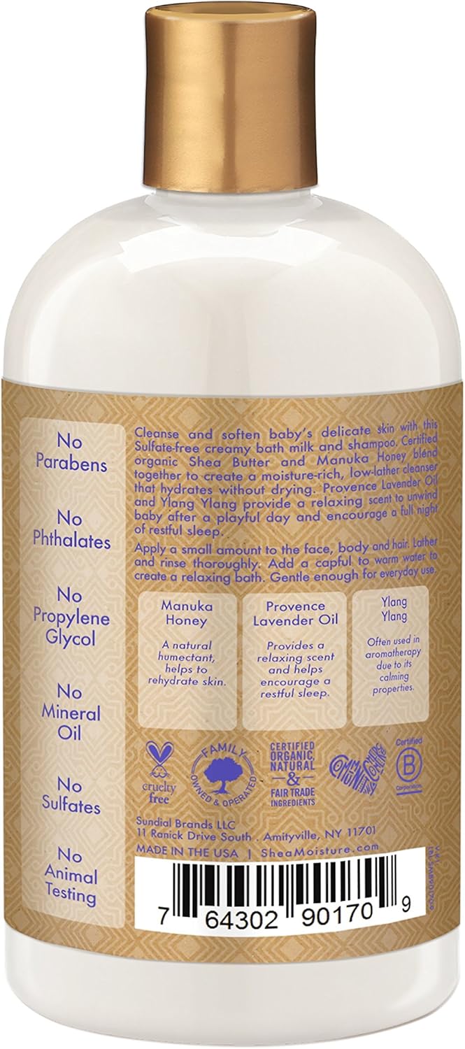 manuka honey & provence lavender baby nighttime soothing body lotion