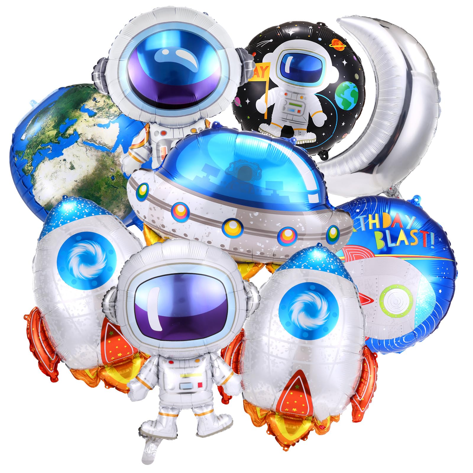 KESOTE 9PCS Space Balloons Space Party Decorations Planets Ballons for Room Party Astronaut Party Decoration