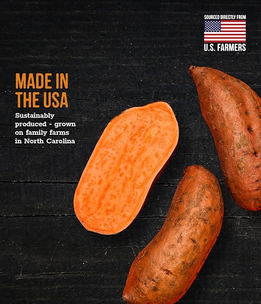 WHOLESOME PRIDE SWEET POTATO CHEWS 100% ALL-NATURAL SINGLE INGREDIENT DOG TREATS, 8 OZ