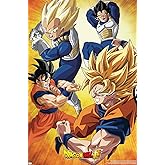 Dragon Ball Super - Orange Wall Poster, 34L" x 22.4W", Unframed Version