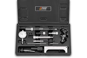 EWK 13 Pcs Bosch Injection Pump Timing Tool Kit VE Pump Dial Indicator VAS 6079 for Audi VW Dodge Cummins