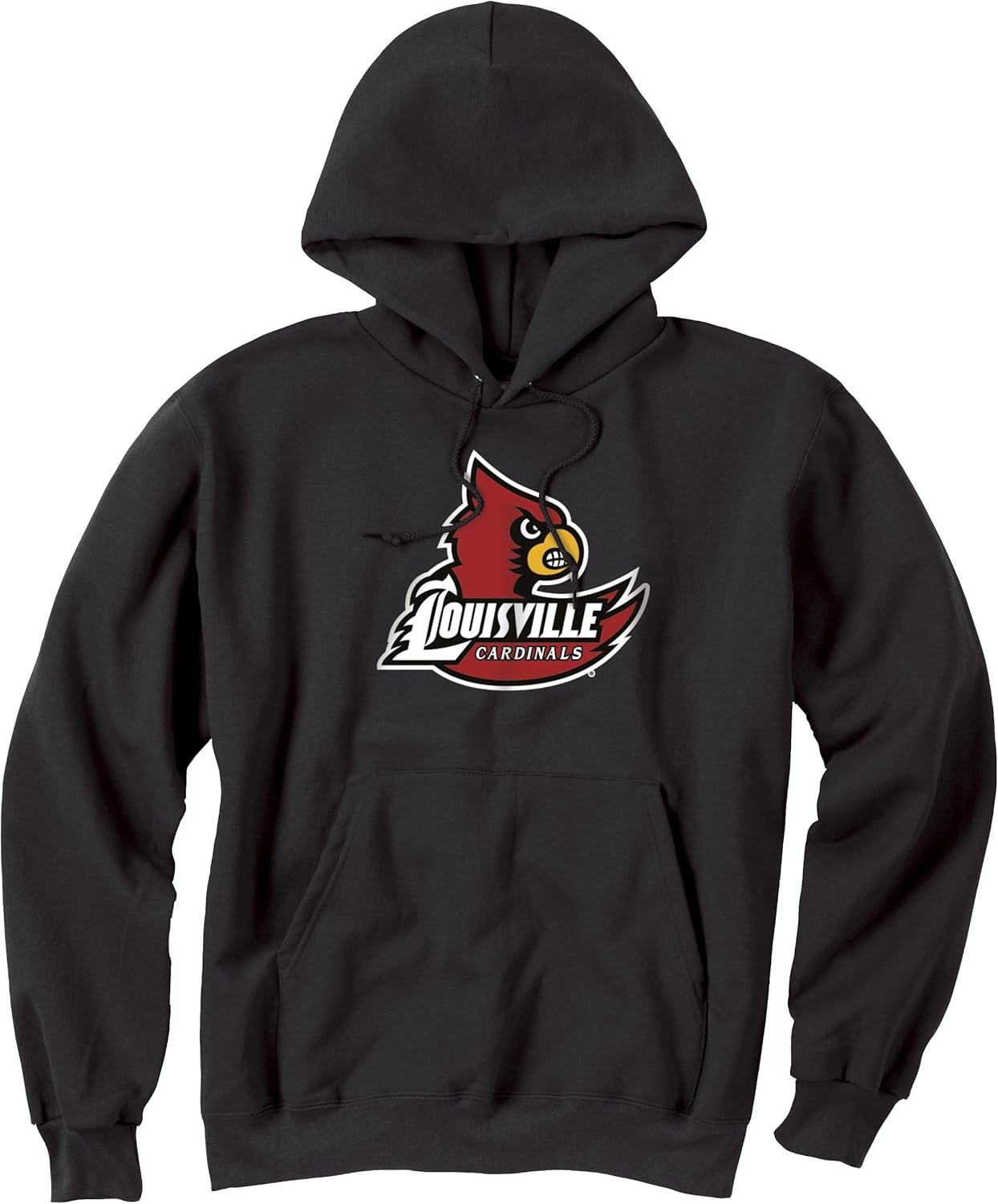 NCAA Louisville Cardinals Powerblend Hood, Black, Medium