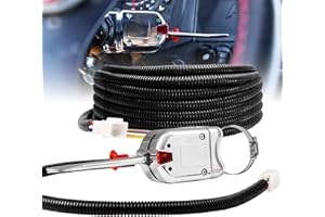 True MODS UTV ATV SxS LED Turn Signal Light Blinker Kit [Steering Column Lever Stick Control] [Integrated Flasher Relay] Stre