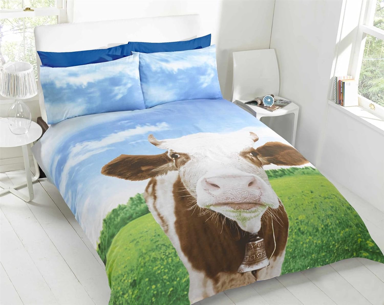 Homespace Direct Kuh Themen Tiere Auf Der Farm King Steppdecke