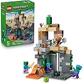 LEGO Minecraft Zombie Dungeon Building & Pretend Play Toy for Boys & Girls - Video Game Playset & Toy Figures for Kids, Ages 8+ - W/Wandering Wastelands Minifigure - Gift Idea for Birthdays - 21587