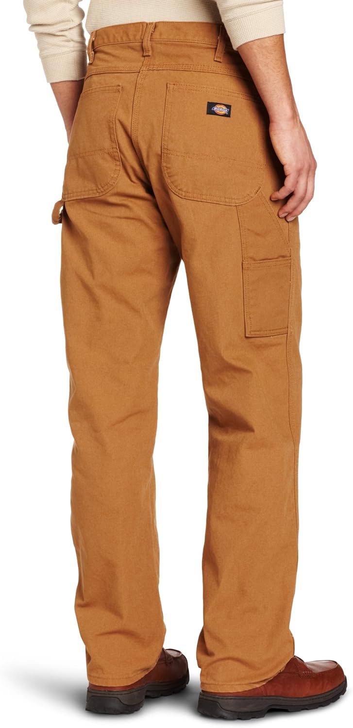 Dickies Men's Relaxed Fit Straight-Leg Duck Carpenter Jean at  Men’s Clothing store: Dickies Work Pants