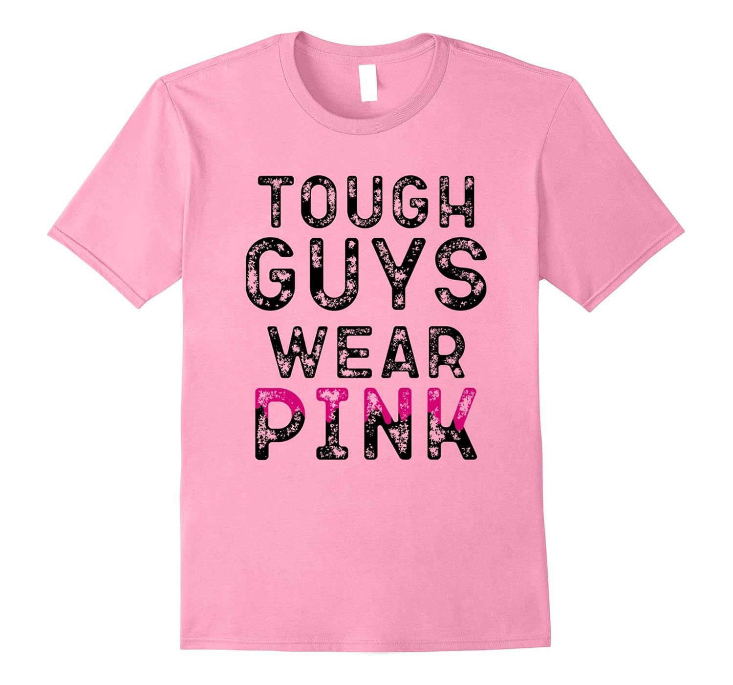 Tough Guys Wear Pink T-Shirt Breast Cancer Awareness Gift-ANZ