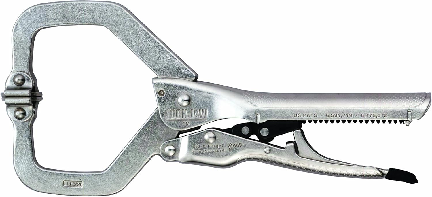 CH Hanson 10201 11Inch SelfAdjusting Locking CClamp with Swivel Pads