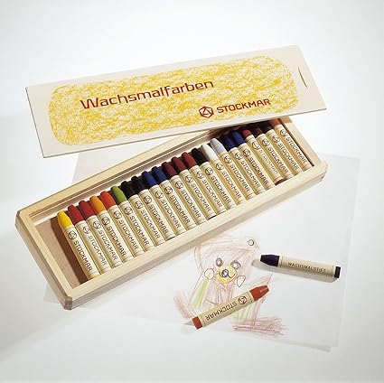 Stockmar Beeswax 24 Stick Crayons 