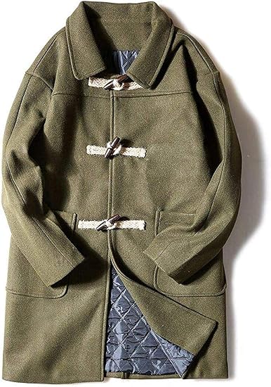 Amazon ウンセン ダッフルコート ステンカラーコート 春秋 ロングコート メンズ レディース 通勤 通学 大きいサイズ 防寒着 あったか コート ジャケット 通販