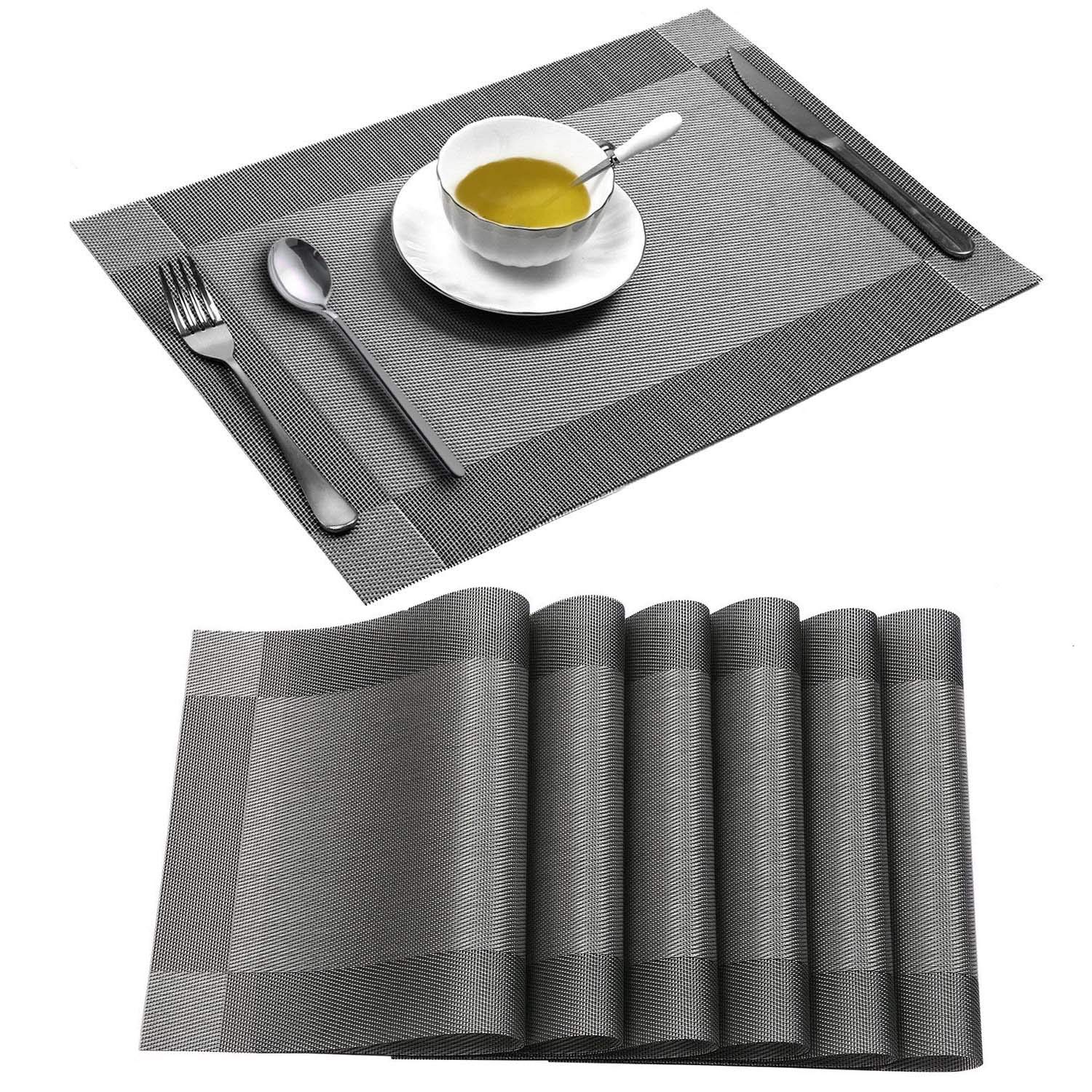 Best wipable table mats set of 6