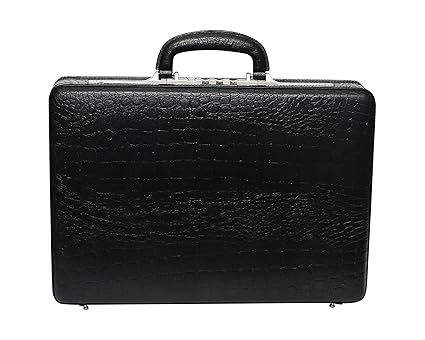 C Comfort Genuine Leather Expandable Briefcase Office Bag