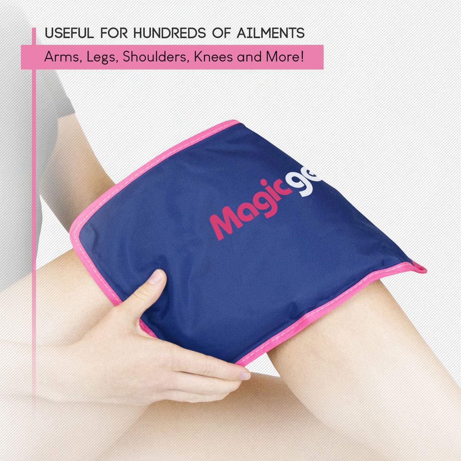 Magic Gel Premium Ice Pack, (30 x 20 cm), Reusable Gel Cool Packs for Post Workout Cooling - Image 4
