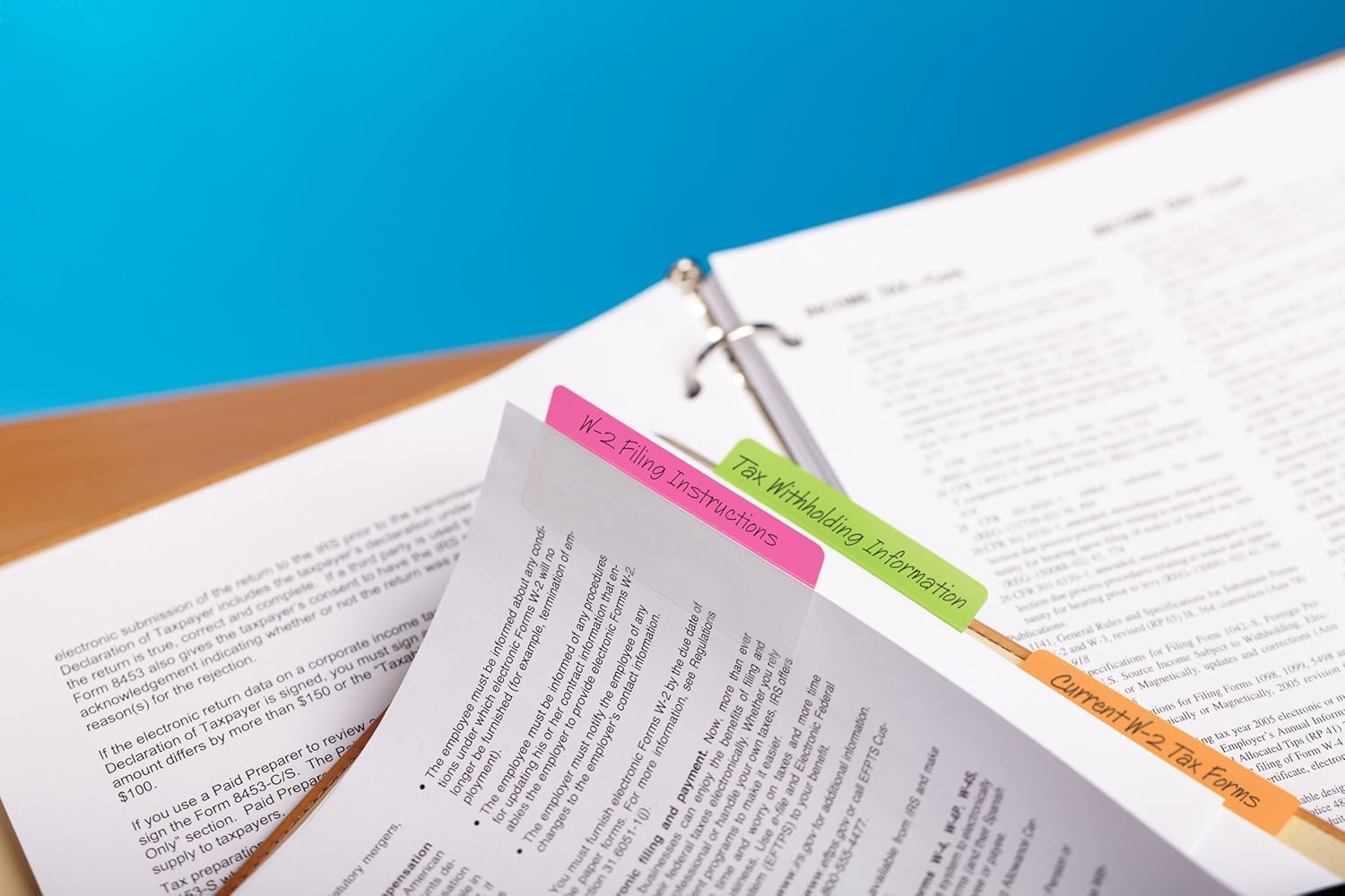 Post-it Tabs, 3 in, Solid, Assorted Bright Colors, Durable, Writable, Repositionable, Sticks Securely, Removes Cleanly, 6 Tabs/Color, 4 Colors, 24 Tabs/Pack, (686-PLOY3IN) : Color Coding Labels : Office Products