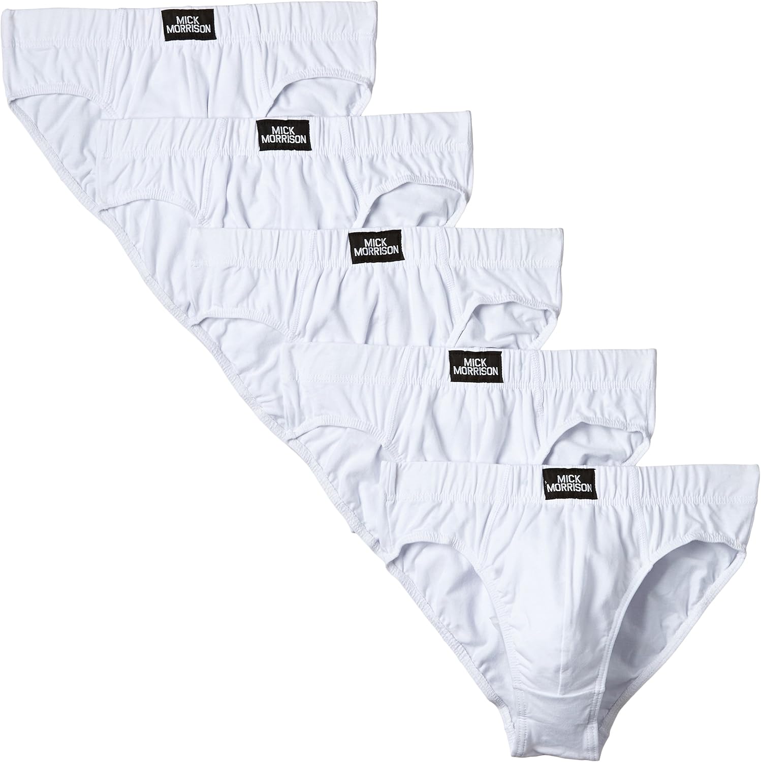 Mick Morrison Men's Boxer Briefs Pack of 5 White XLarge Amazon.co