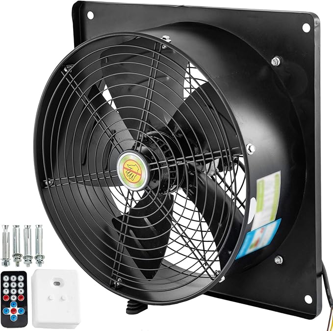 FlowerW 4 Pole Industrial Commercial Extractor Fan Ventilator Exhaust