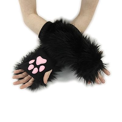 Furry Fingerless Paw Warmers for Cat and Fox Cosplay Egypt Ubuy