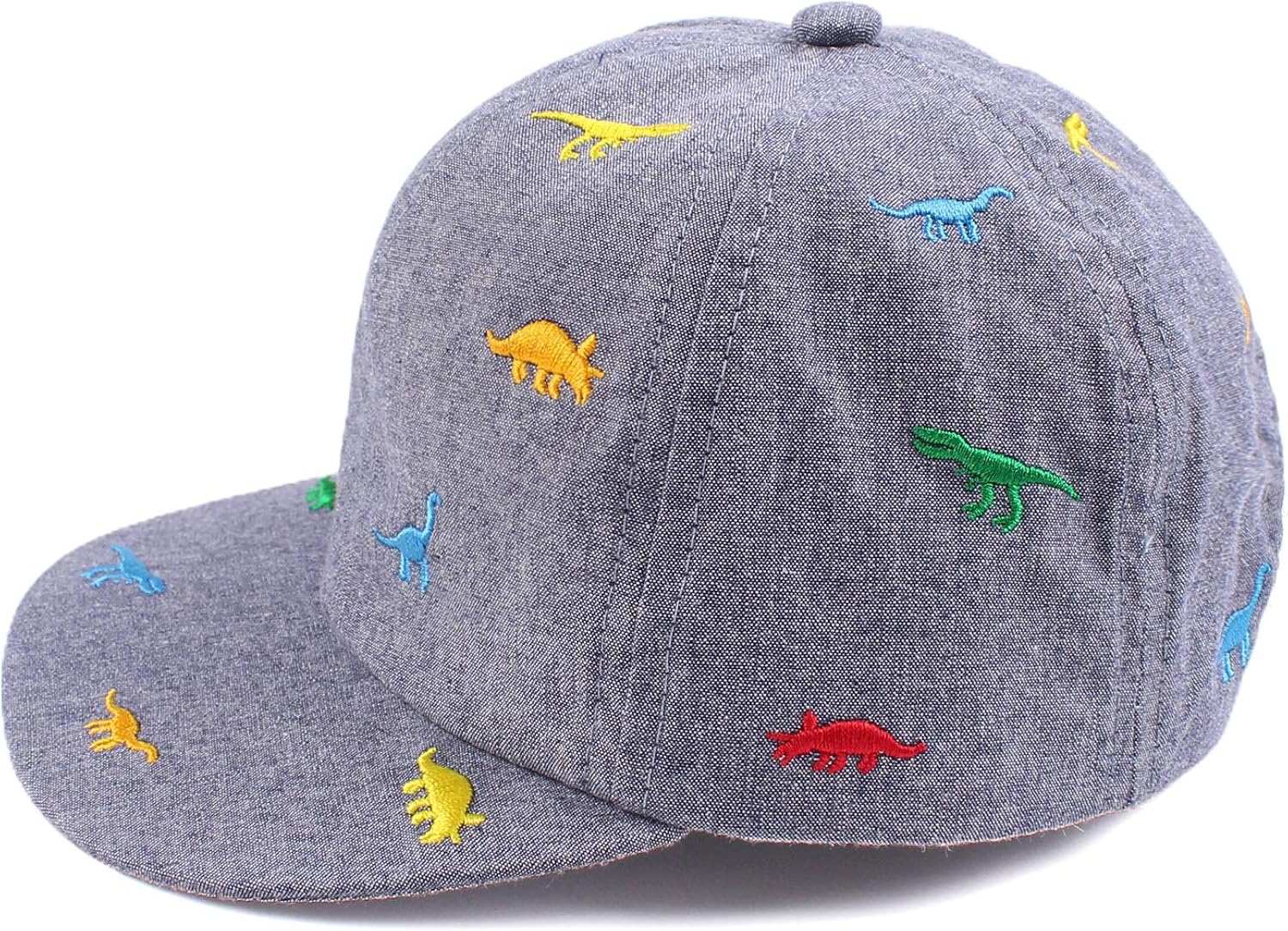 Summer Baby Boy Baseball Hat Dinosaur Infant Visor Caps Cotton Toddler Boys Sun Hats: Clothing