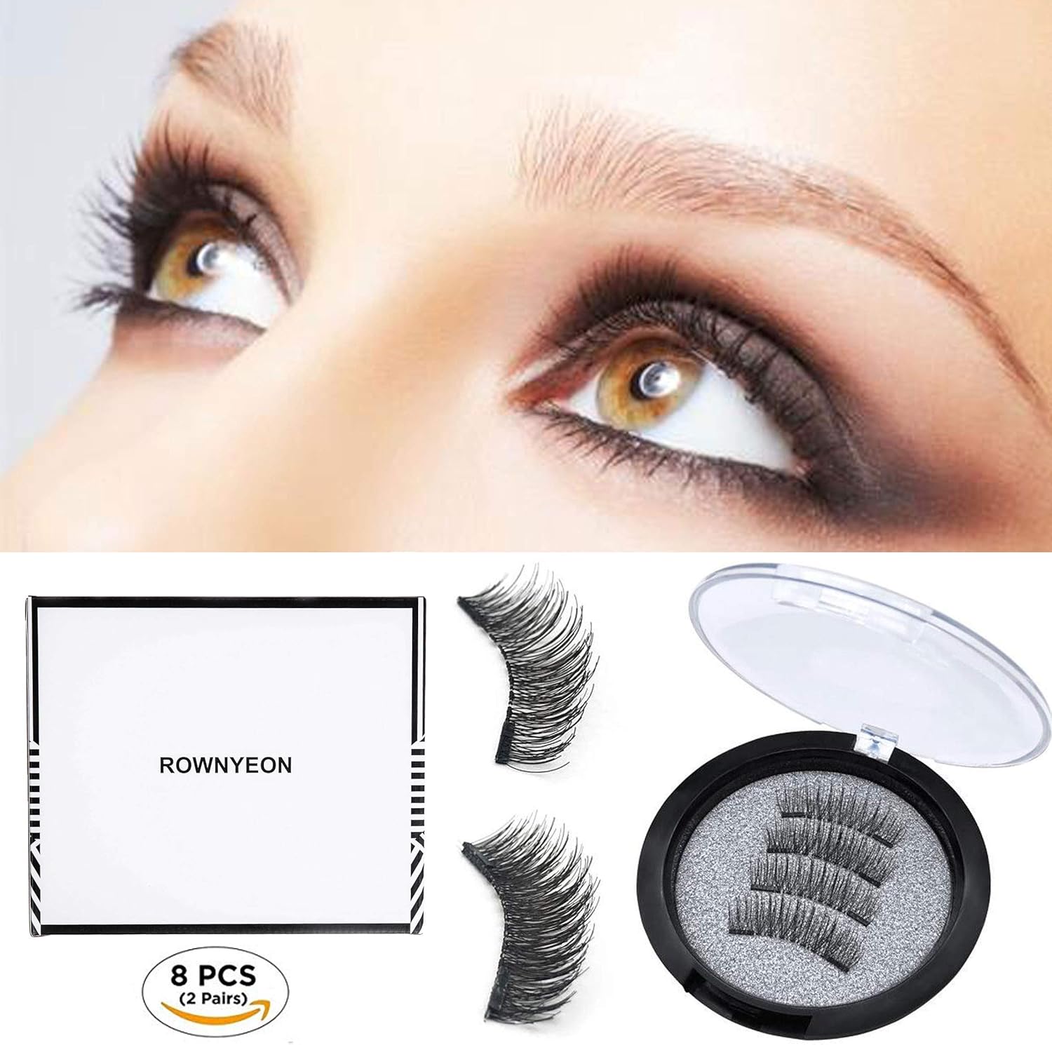ROWNYEON Eyelashes Dual False EyelashesPremium