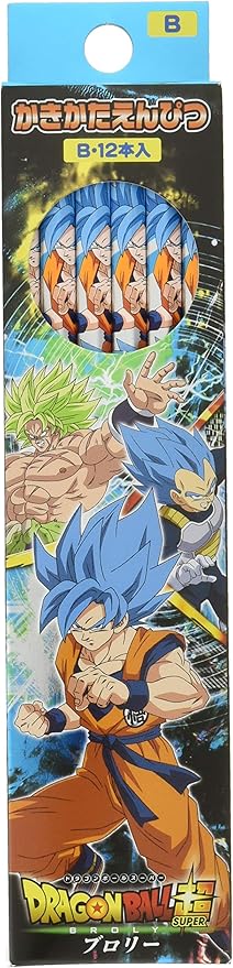 Amazon ショウワノート ドラゴンボール超 かきかた鉛筆 B 1ダース 銀軸 文房具 オフィス用品 文房具 オフィス用品