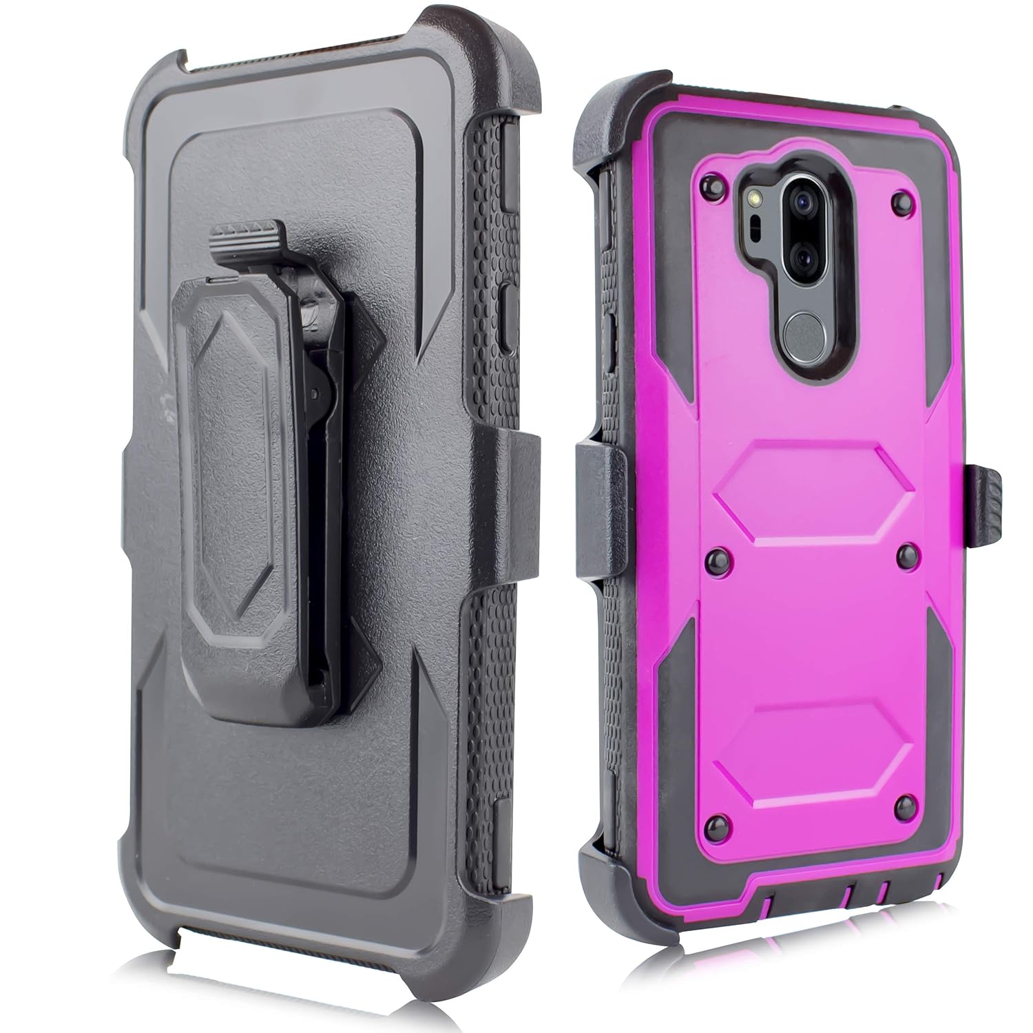 Best purple lg g6 case with tempered glass