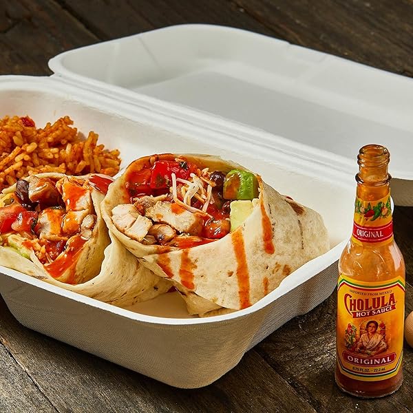 CHOLULA ORIGINAL HOT SAUCE TRAVEL SIZED BOTTLE, 48 COUNT – 48 PACK OF 0.75 FLUID OUNCE BOTTLES OF HOT SAUCE WITH MEXICAN PEPPERS, PERFECT SIZE FOR DELIVERY AND TAKEOUT ORDERS
