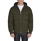 Levi's mens Quilted Bomber With Hood