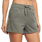 Willit Womens Athletic Hiking Running Shorts for Women Yoga Workout Gym Quick Dry Shorts with Pockets 2.5”