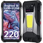 8849 Tank X Phone 5G, Android 15 Rugged Smartphone with 220LM Projector | 6.78&rsquo;&rsquo;, Durable OTG Work Celular 512GB, IP68 Waterproof, Large Battery Unlocked Mobile Cell Phones for Outdoor Camping Hiking