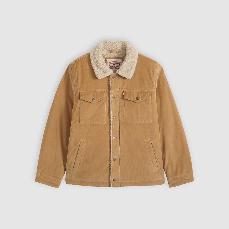 CORDUROY 2 PKT DEPOT JACKET, TAN, M