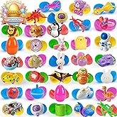 SQZUWIT 300 Pcs Prefilled Easter Eggs with Toys Inside, Pre Filled Easter Hunt for Kids Bulk Basket Stuffers Essentials Pre-filled Party Favors Classroom Prize Supplies